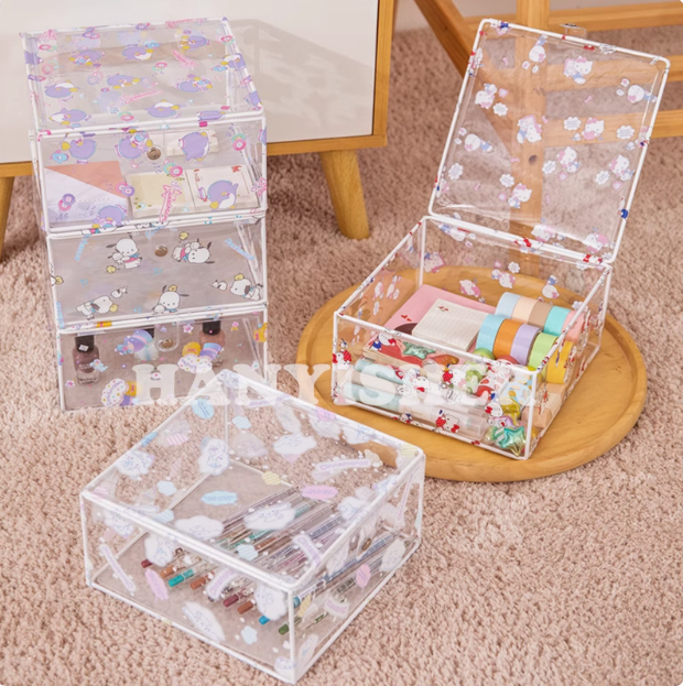 Sanrio clear table storage from Japan