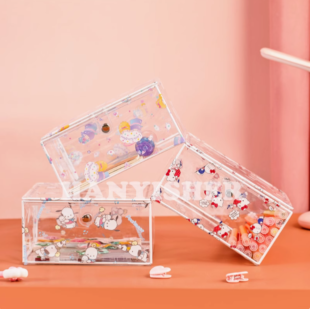 Sanrio clear table storage from Japan