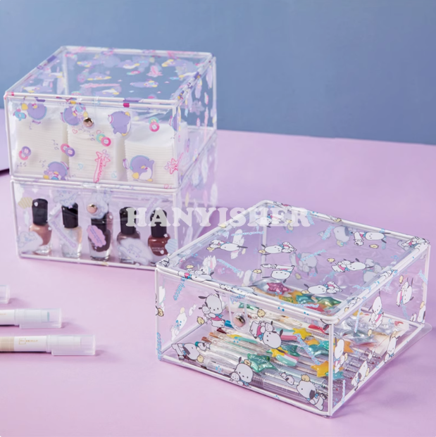 Sanrio clear table storage from Japan